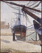 Georges Seurat The Harbour at Honfleur oil painting